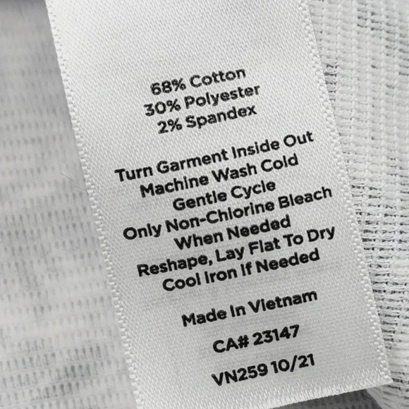 Talbots‎ mock neck floral printe textured tank top women's S/P - Picture 6 of 7